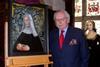 David Starkey unveiling Tudor portrait March 2012